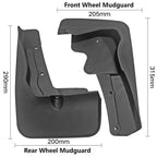 Mud Flap Splash Guard Fender Set for Mitsubishi Outlander Sport (2020–2024)