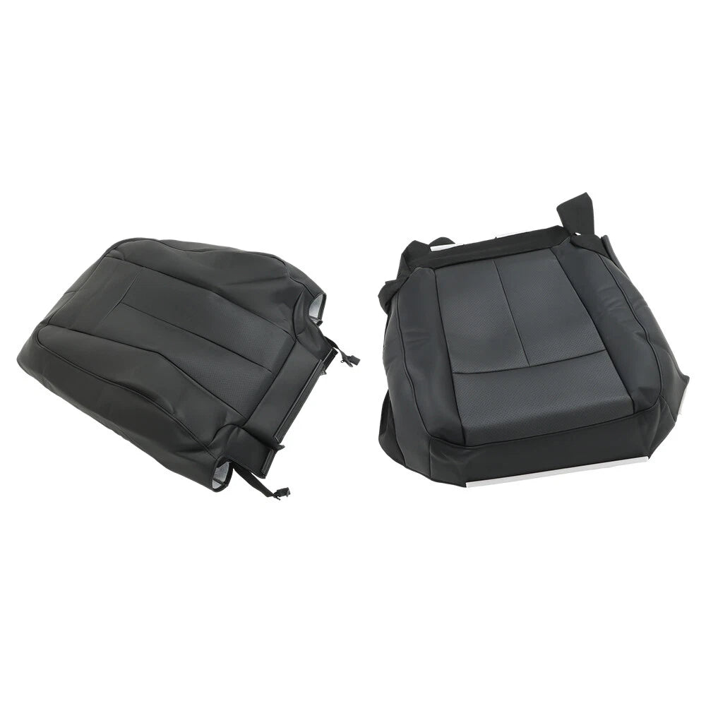 Leather Seat Cover Set for Ford Expedition (2007-2014) - Camel Black