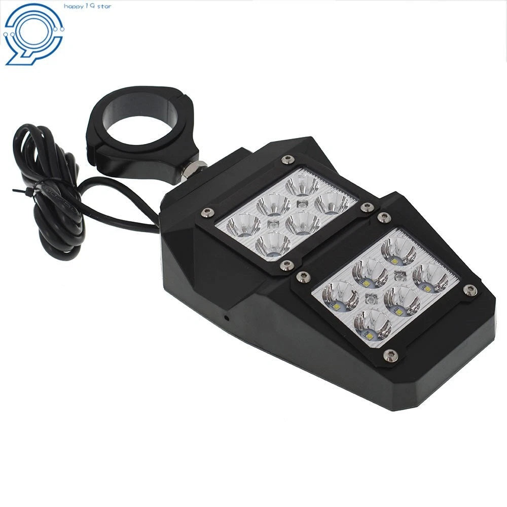 UTV Rear View Side Mirrors with LED Lights for Polaris RZR