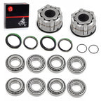 2X Front Wheel Hub Clutch Bearing Seals Kit for Polaris Scrambler 400 500 (1999–2003)