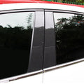 Black Window Door Pillar Posts Trim Cover for Honda Civic (2006–2011)