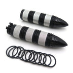 Bullet Style 25mm Hand Grips for Harley Dyna Glide FXDWG FXWG (1991–2017) Chrome