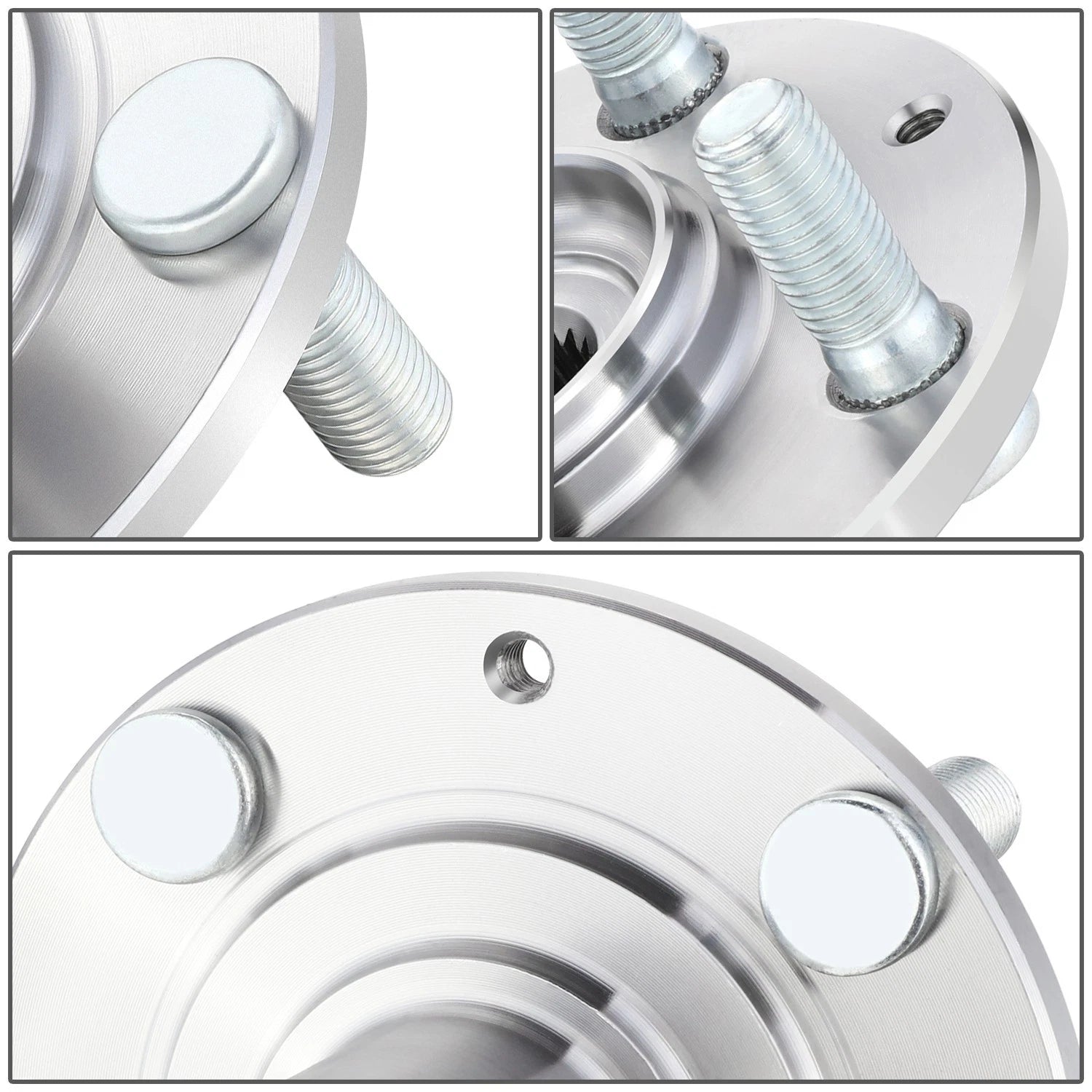 Set of 2 Wheel Hubs for Honda Civic Del Sol (1992–2000)