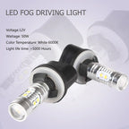 1 Pair 360������ LED Fog Light Bulbs for Car Driving Lamp 880 6000K