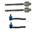 Set of 2 Mevotech Supreme Inner Outer Steering Tie Rod Ends for Mazda CX-9 (2007–2015)