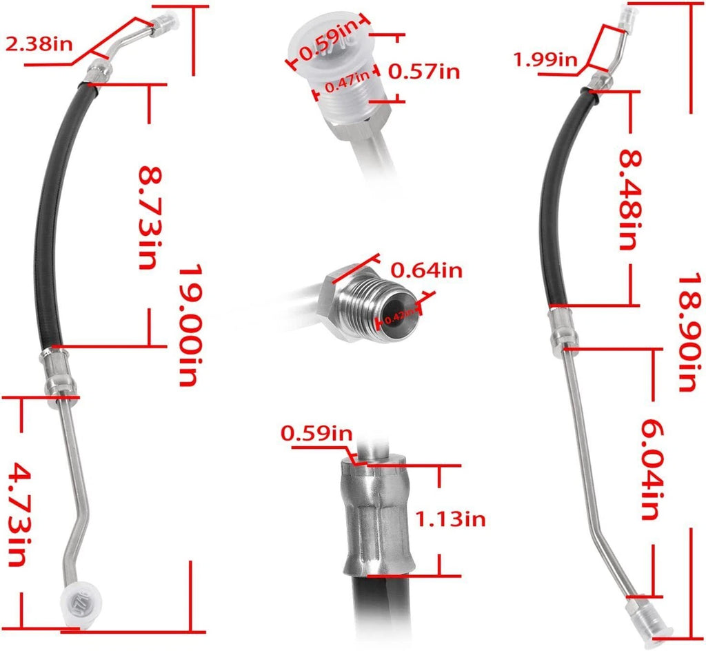 Hydraulic Hose Line Kit for Volvo Penta DPH (3863407)