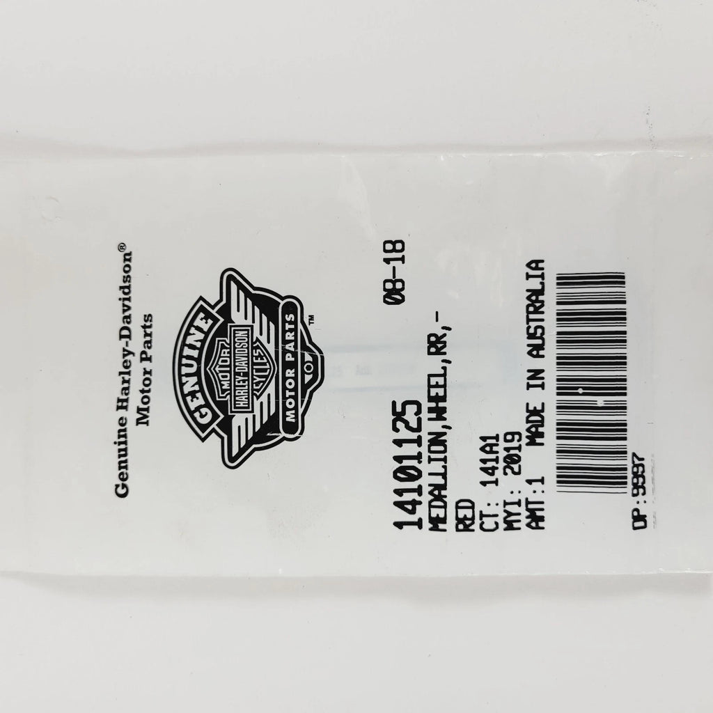 Genuine OEM Rear Wheel Medallion for Harley Davidson (14101125)