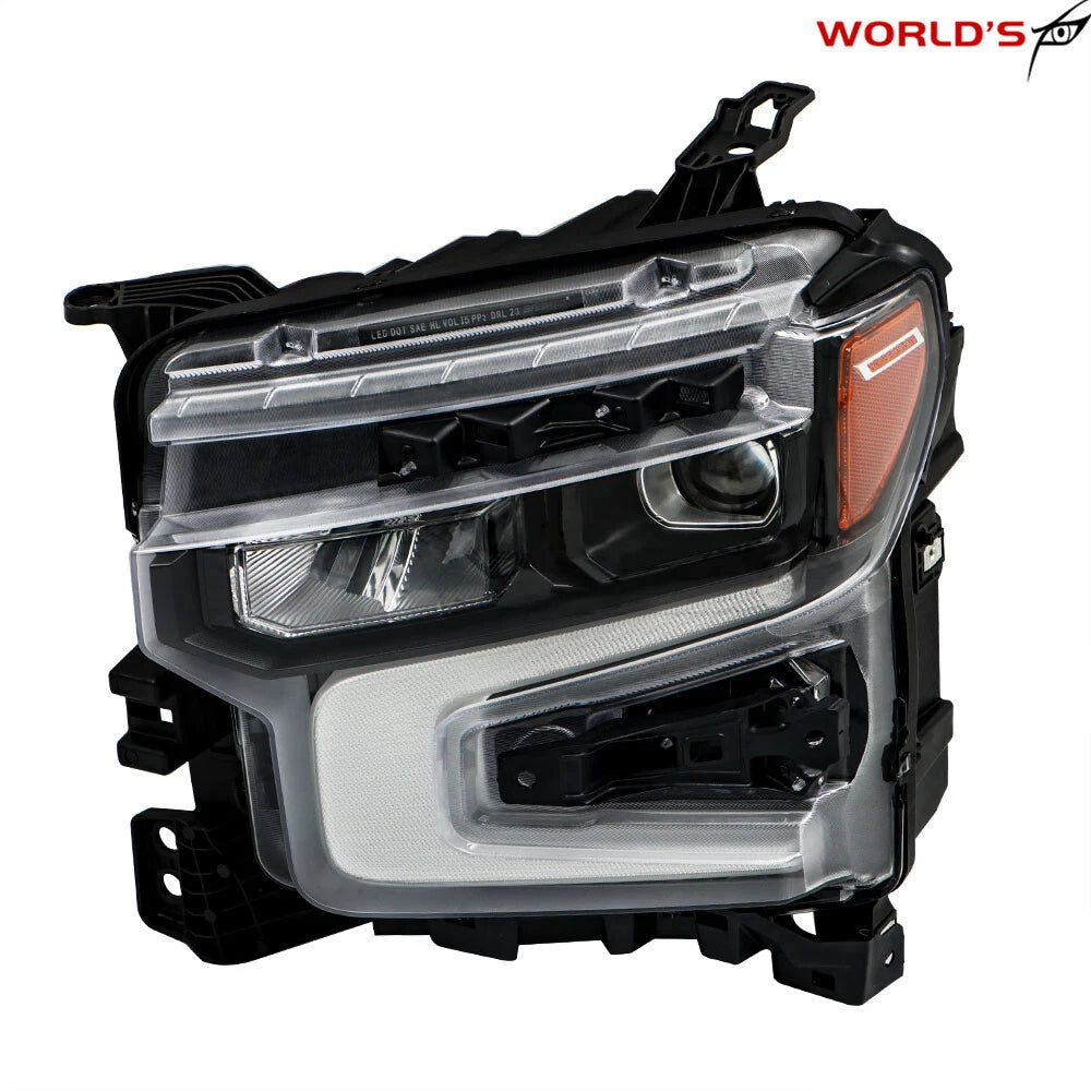 Black LED Headlight for Chevy Silverado 1500 ZR2 (2022–2024)
