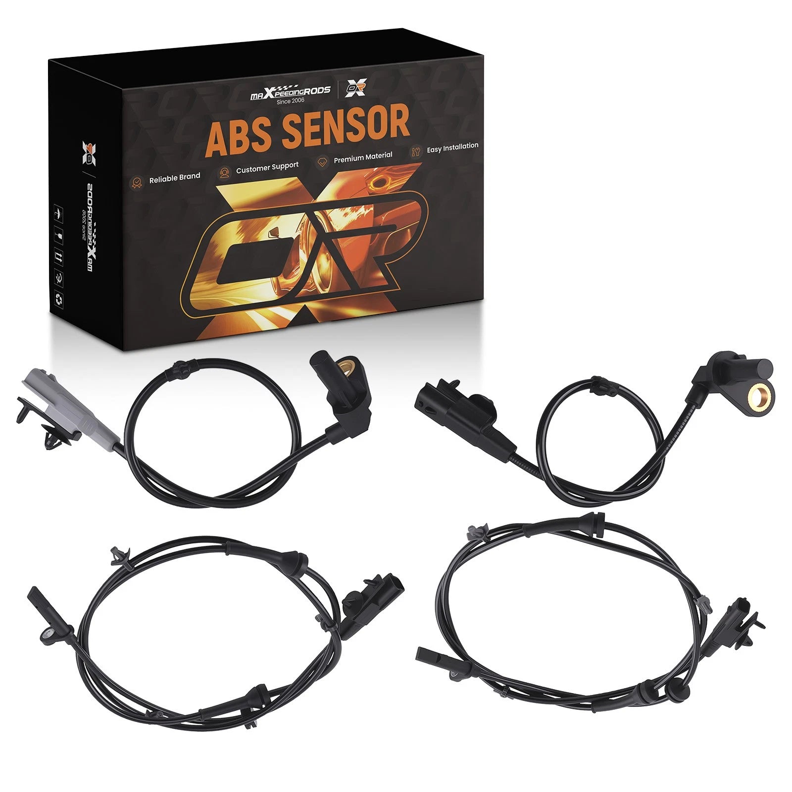 4PC ABS Wheel Speed Sensor for Infiniti Q50 Q60 (2014–2020) 479014GA0A