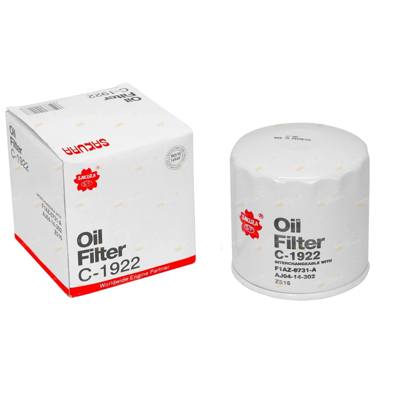 Engine oil filter for Interchangeable with Ryco Z516