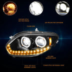 Full LED Projector Headlights for International Harvester LT LT625 (2017–2021)