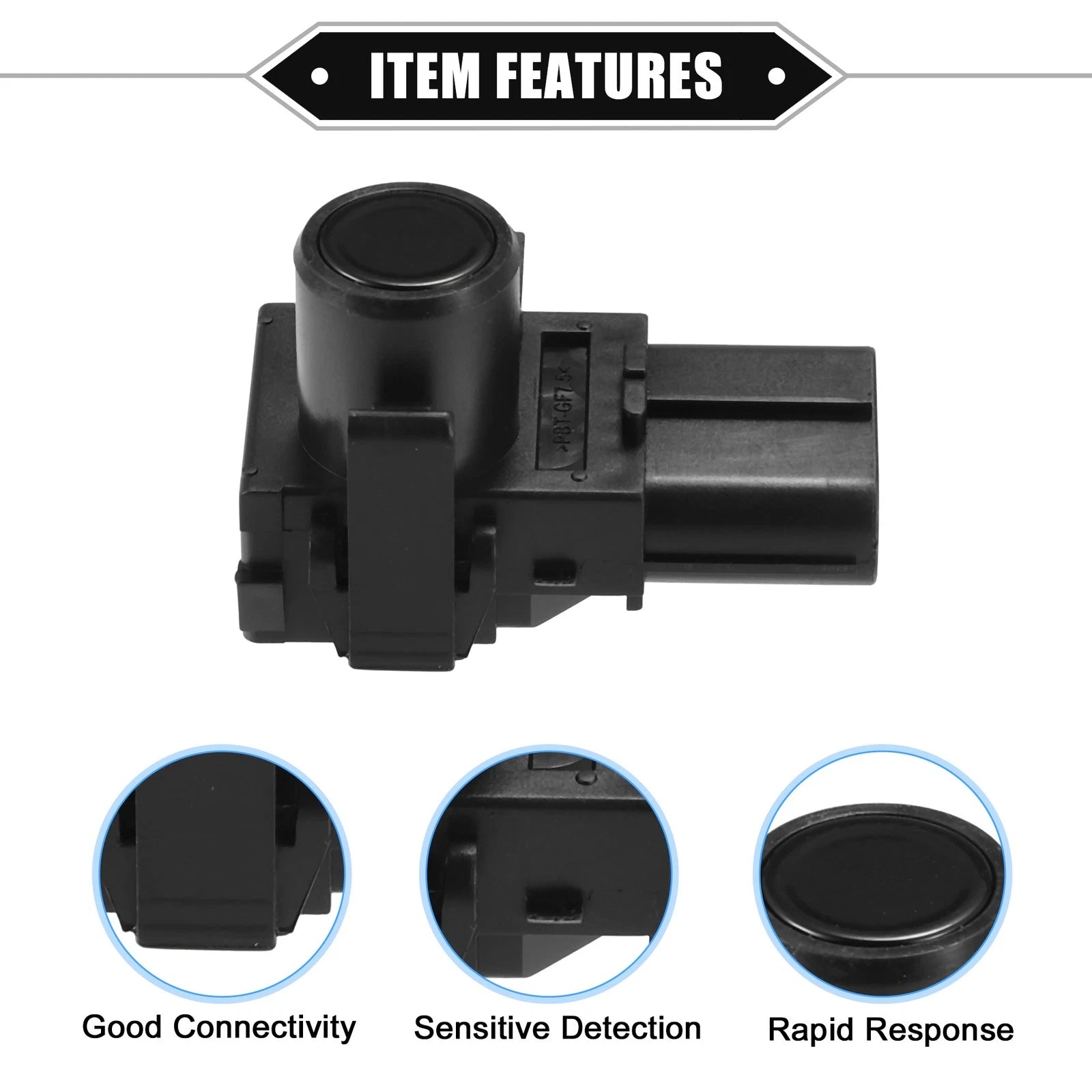 2X PDC Front Bumper Reverse Parking Assist Sensor 89341-33210-B6 for Lexus