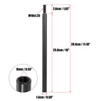 10" Gear Shift Knob Extender for Mitsubishi (M10X1.25) Black