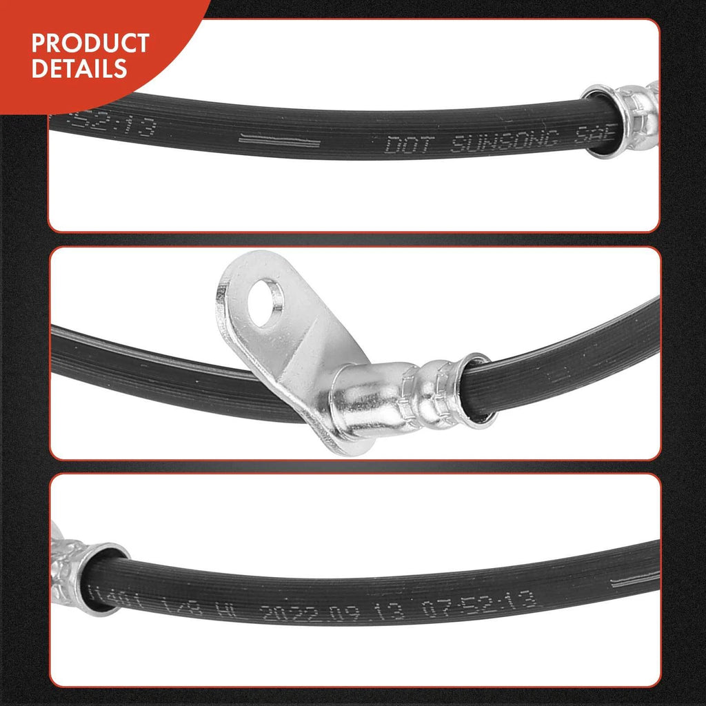 Rear Left Brake Hydraulic Hose for Subaru Impreza WRX STI (2013–2014)