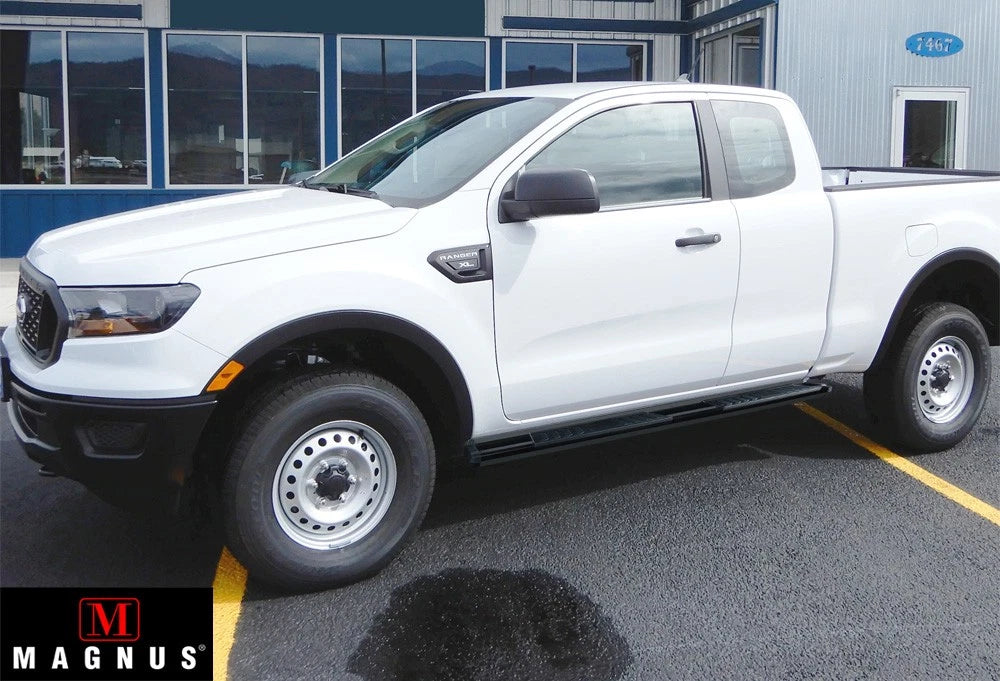Black OE Style Running Boards for Ford Ranger Super Cab (2019-2023)