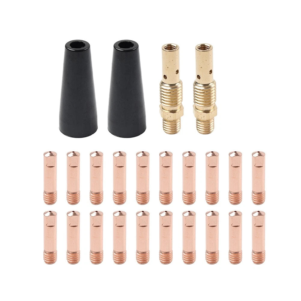 24 Pcs Nozzle Tip Kit KP1939-1 for MB 14AK Flux Core Welder (Nozzle 030/035)