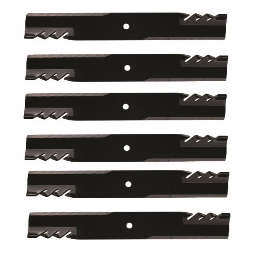 6PK Mulching Blades for Kubota Kommander ZG125S Z125E ZG127S (2013–2018)