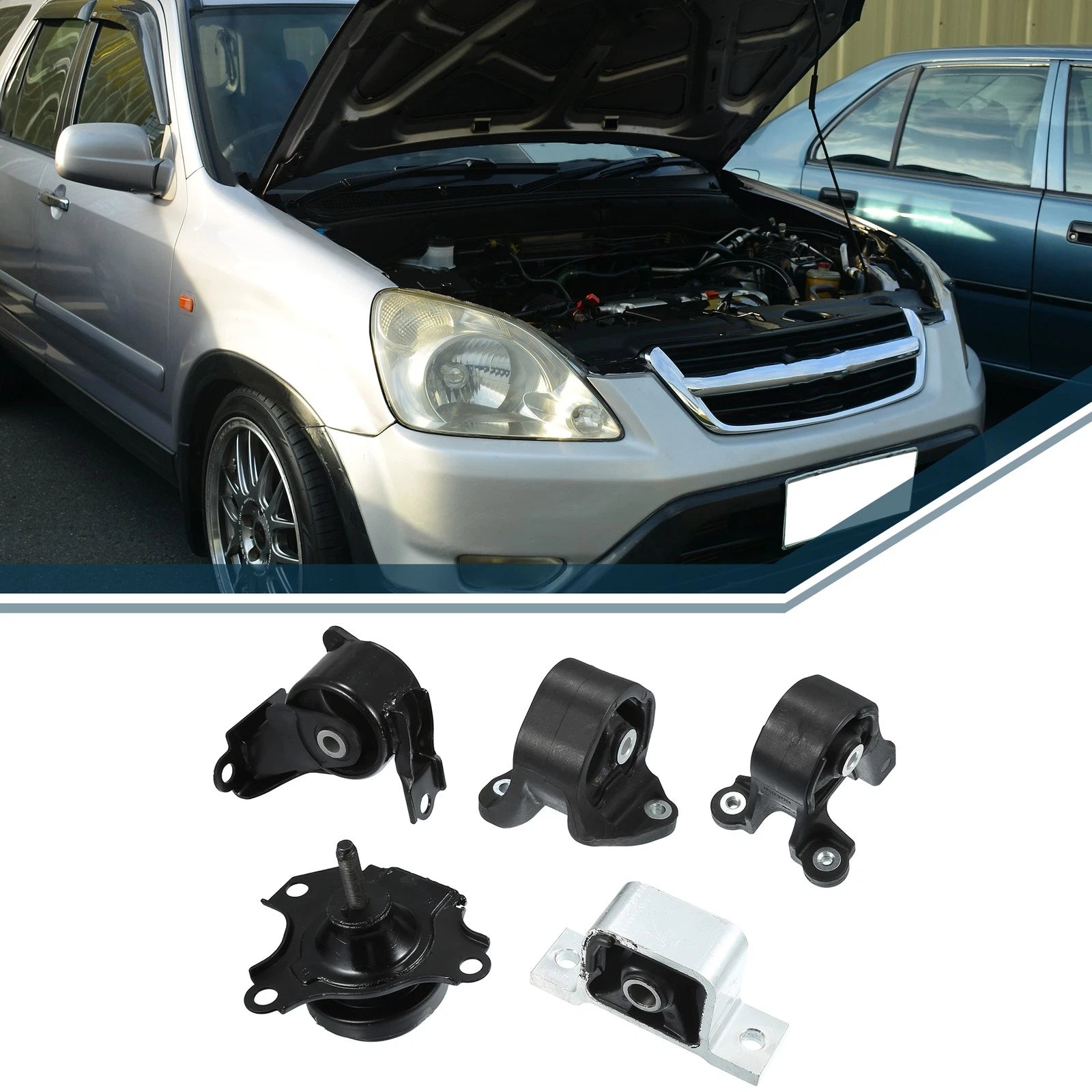 Engine Motor Trans Mount Set for Honda CR-V 2.4L 4WD (2002–2006)