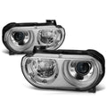 HID Projector Headlights for Dodge Challenger (2008–2014) Lmap Chrome Housing