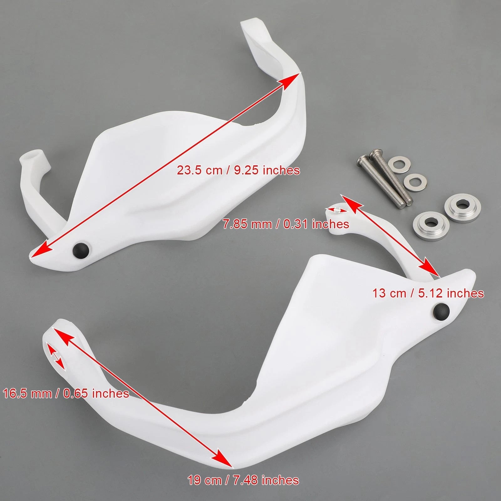 Handguard Protector for BMW G310GS/G310R (2017–2019) White