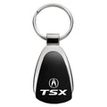 Black Teardrop Keychain KCK.TSX - Officially Licensed for Acura TSX