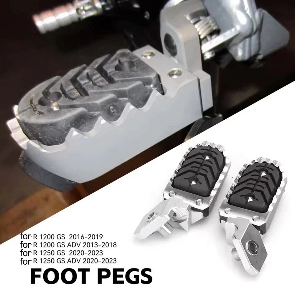 CNC Billet Foot Pegs for BMW R1200GS R1250GS (2013–2023)
