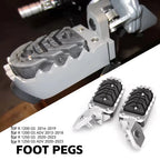 CNC Billet Foot Pegs for BMW R1200GS R1250GS (2013–2023)