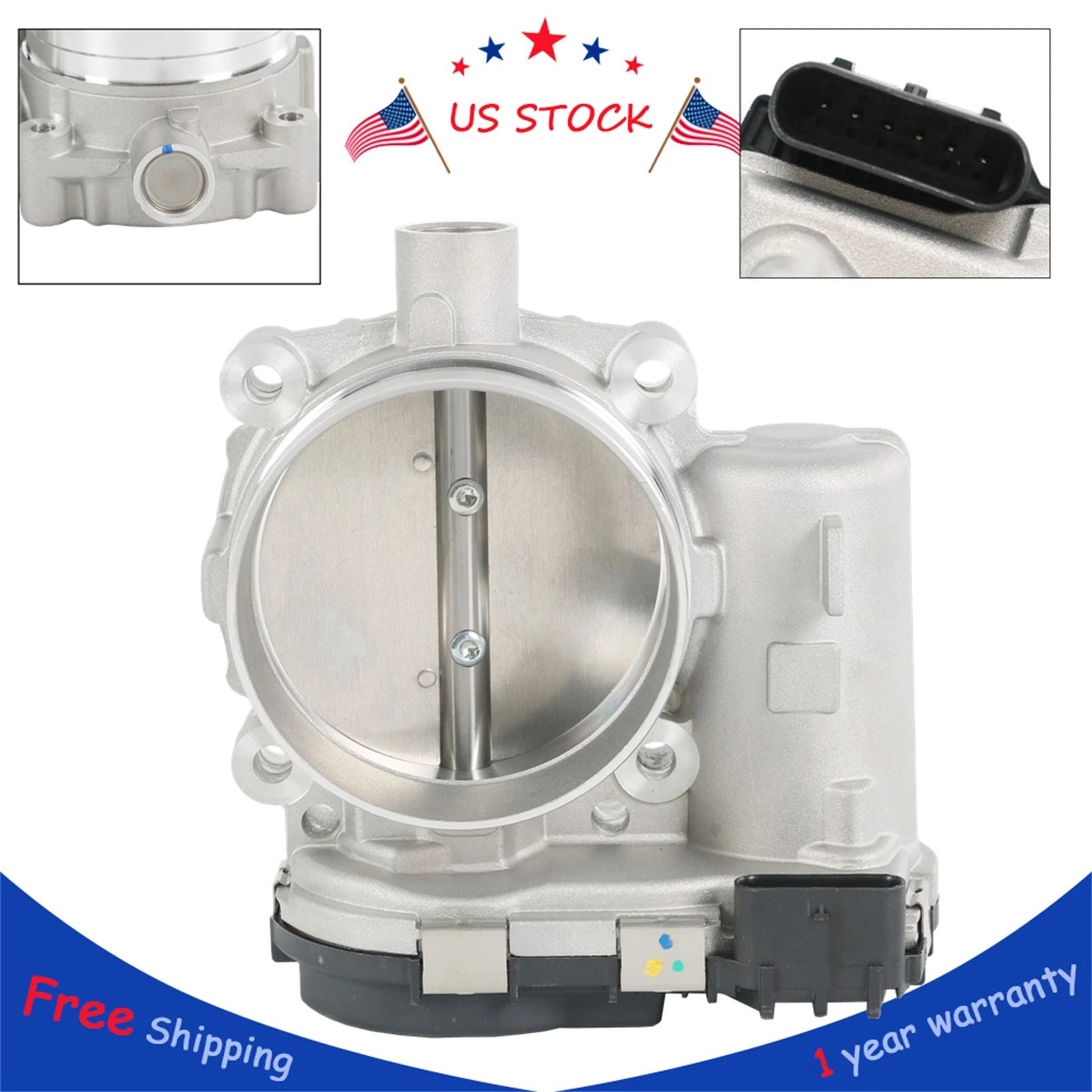 Throttle Body for Mercedes-Benz C300 E350 S450 GLE350 SLK350 S63 AMG (2013–2014)