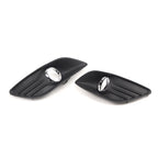 Set of 2 Front Bumper Fog Light Grille Covers for Ford Focus (2009–2011)