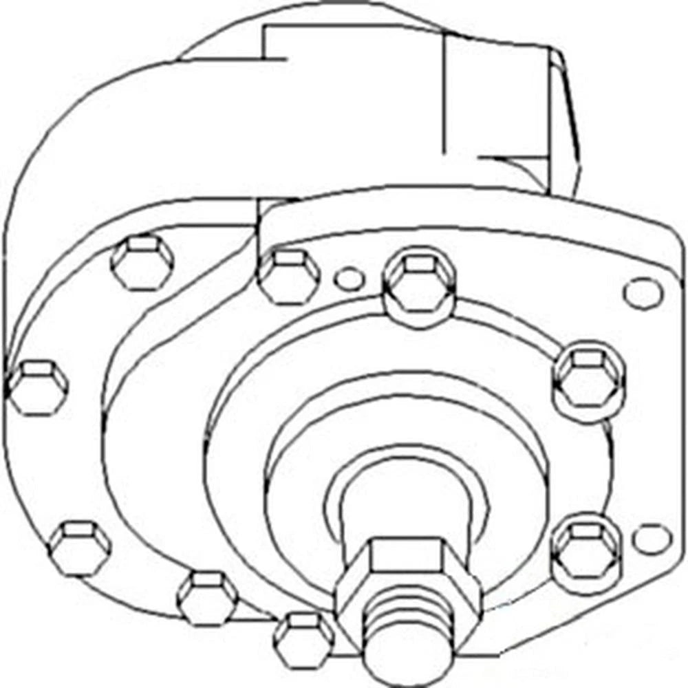 Hydraulic Pump for IH Farmall Super H, Super W4, 300, 350 (Fits 128191C91)