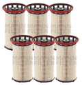 Set of 6 Fuel Filters for Audi A3 Quattro, VW Beetle, Golf, Jetta 2.0L L4