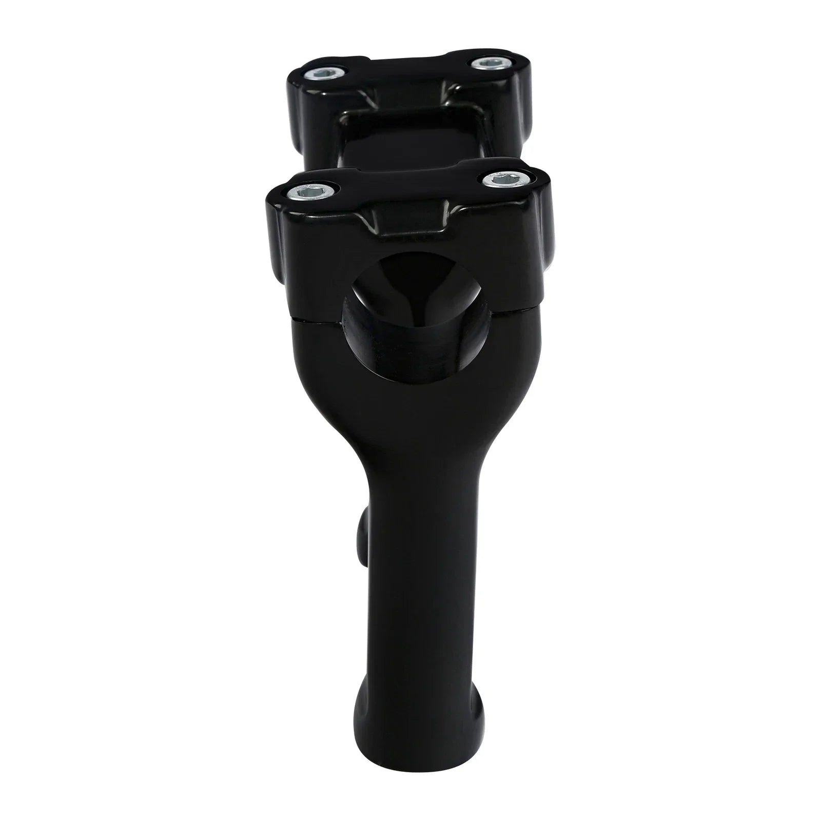 4" Vivid Black Handlebar Risers for Harley Dyna Softail (2006-2023)