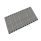Honeycomb Style Universal Car Tail Light Gloss Black Sticker (48-30cm)