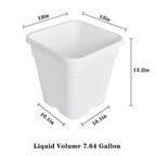 Set of 5 Plastic Nursery Grow Pots for Bonsai Plants