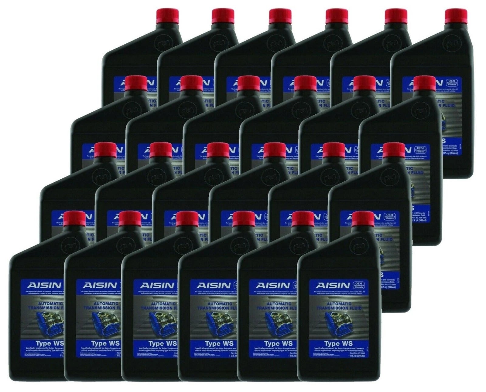 Set of 24 Auto Trans Fluids ATF-0WS for Cadillac Lexus Scion Toyota Volvo