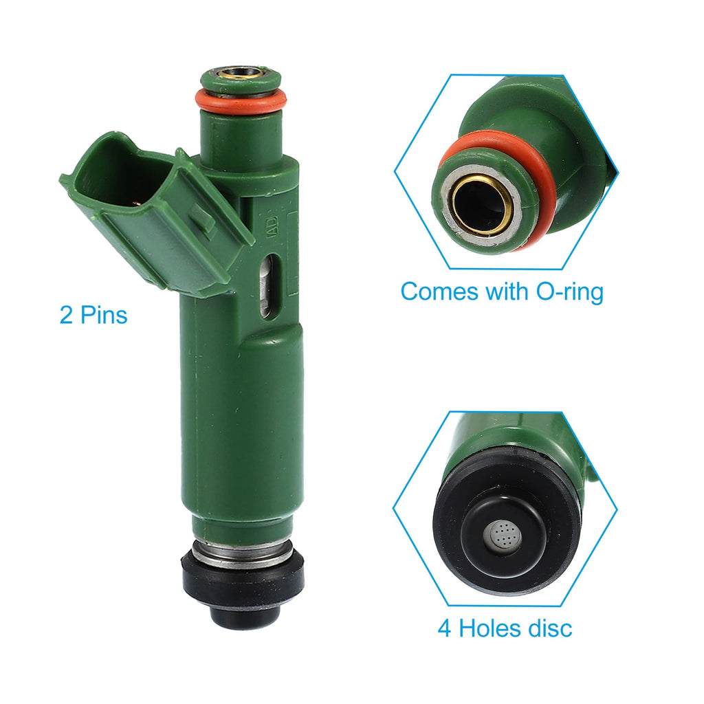 Set of 4 Fuel Injector Nozzles 2325022040 for Toyota Celica Matrix (2003–2005)