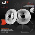 Brake Rotors & Ceramic Pads Set for Ford Escape (2001–2023)