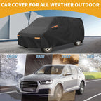 All Weather Car Cover for Ford E-Series (190T-PU, Left Zipper)