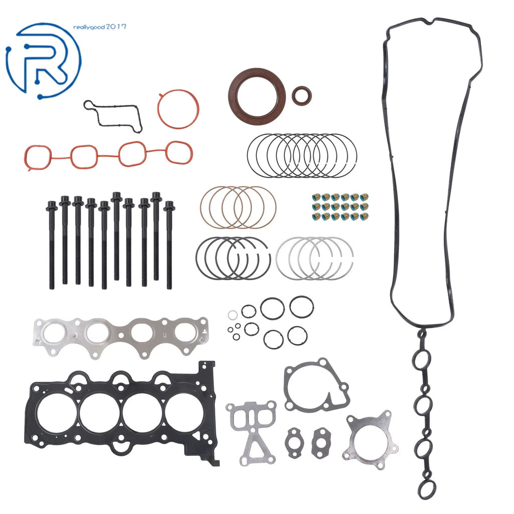 Engine Gasket Kit with Piston Rings for Hyundai Accent Kia Rio (2012–2016)