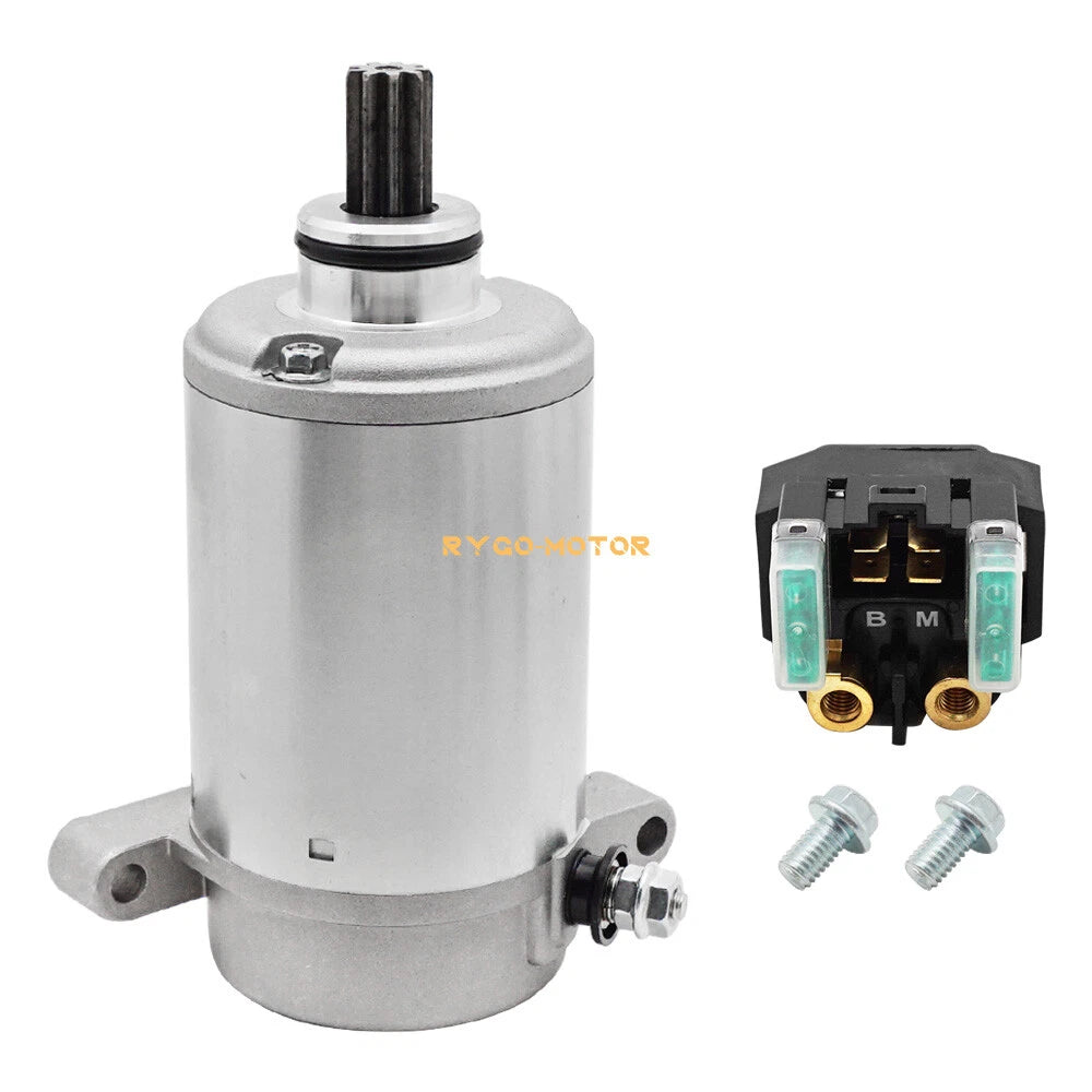 Starter Motor & Relay for Yamaha Big Bear 350 400 (1998–2006)