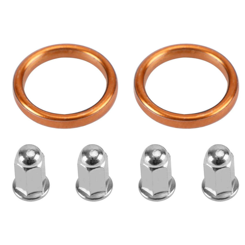 Exhaust Gaskets Nut for Honda TRX400EX TRX400X ATC350 TRX350 (1985–2014)