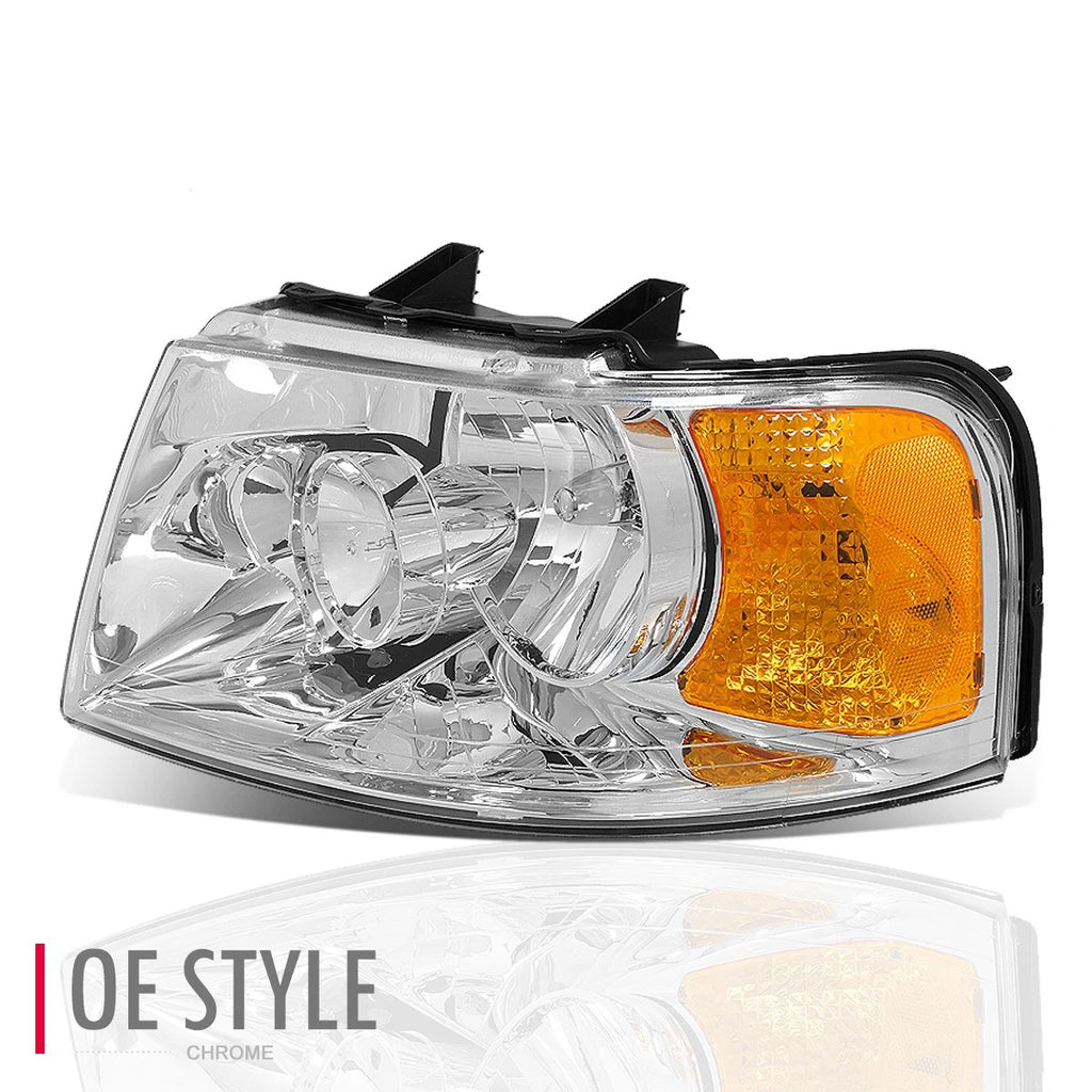 OE Style Front Driving Headlight Lamp Left for Ford Expedition (2003–2006) FO2502181