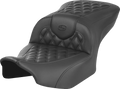 SADDLEMEN RoadSofa Seat for Motorcycle (without Backrest, Carbon Fiber)