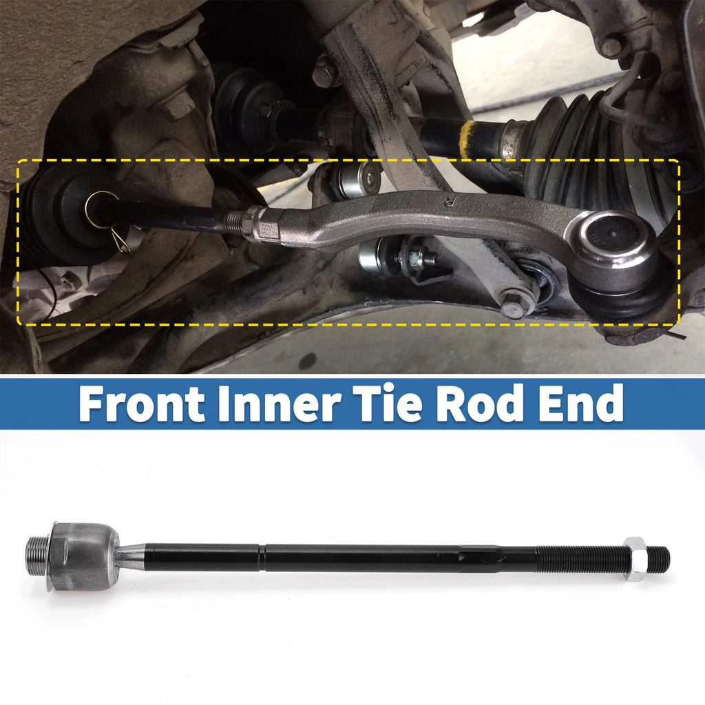 2X Front Inner Tie Rod End Links for Dodge Ram 1500 (2006–2012)
