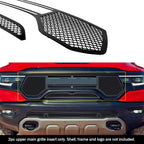 Stainless Steel Black Mesh Grille Insert for Ram 1500 TRX (2021–2024)