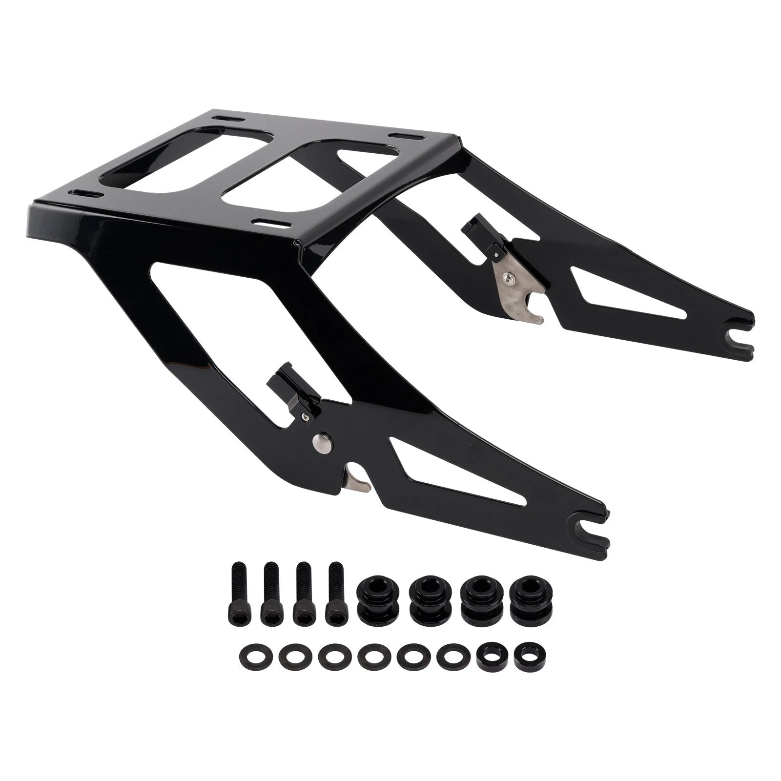 2X Up Mounting Luggage Rack Black for Harley Softail Sport Glide FLSB (2018–2021)
