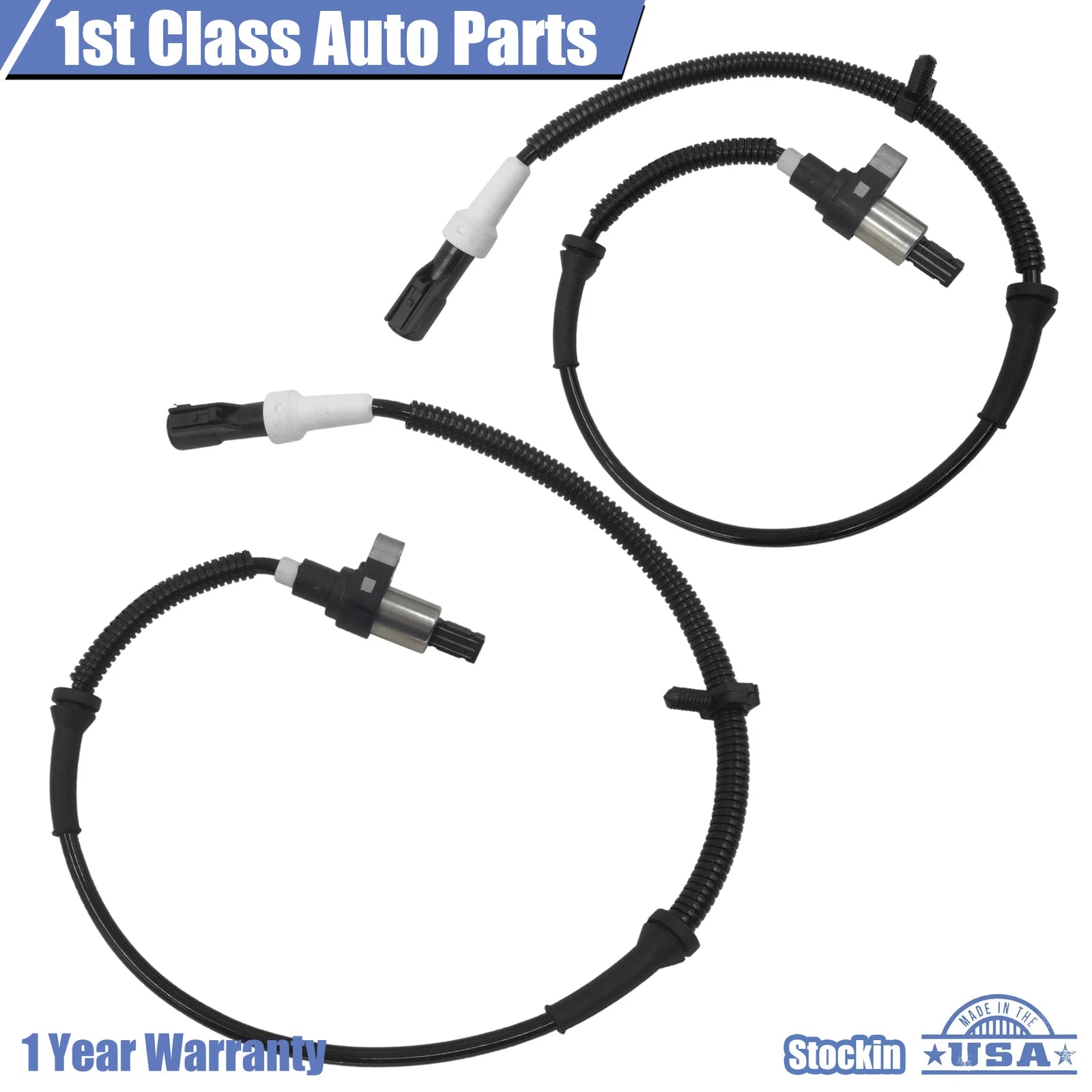 2X ABS Wheel Speed Sensor for Ford Crown Victoria Lincoln (1992–2011)