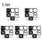 Set of 5 Carburetor Kits for Husqvarna 113LD, 123C & Stihl 020, 020T, MS191