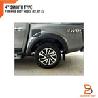 4" Smooth Fender Flares for Nissan Navara NP300 D23 Wide Body (2015-2020)