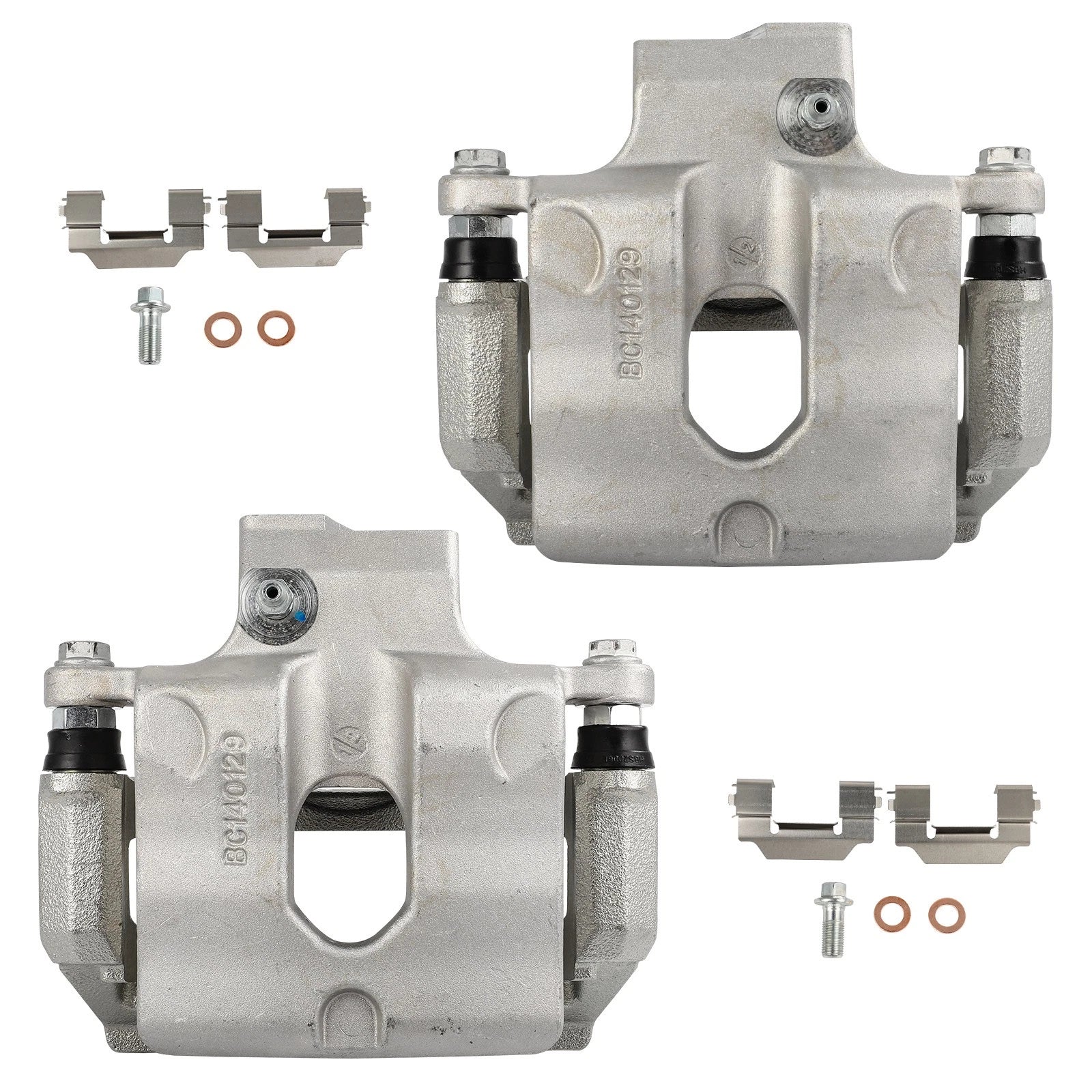 Set of 2 Rear Brake Calipers with Bracket for Cadillac CTS (2008–2013)